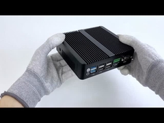 X30 N100 4LAN Mini PC Industriale Dual-COM