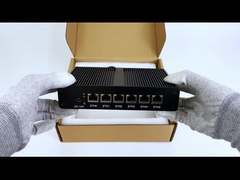 Intel Pentium 4405U 6LAN RJ45 Software Router DDR4 con doppio schermo