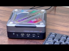 AMD Ryzen R7-7840HS Mini PC Dual LAN DDR5 64GB Gaming Mini PC con luce