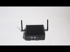 PC Industriale Fanless Celeron J4125 N4000 RS485 Linux DDR4 8GB Mini Computer
