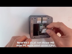 Intel Alder Lake N95 4 Core 4 Thread Mini PC con LPDDR5 12G 2 Ethernet e WiFi