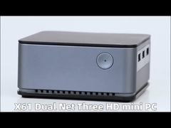 Intel Celeron 11a generazione N5105 Mini Computer LPDDR4X 16GB Con Dual LAN 3 HDMI