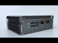 Dual LAN Dual COM Intel Mini PC senza ventole con RAM DDR3 fino a 8 GB Linux e mSATA
