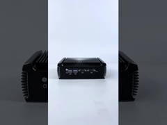 Mini PC industriale senza ventola Intel Core i3 7100U 16 GB con 2 LAN 2 COM