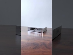 Intel Core i7-8705G con 8 LAN 2 HDMI 1 DC DDR4 64GB RAM Mini PC Industriale