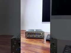 Processore Intel Core I7-10510U con quattro LAN e sei COM Mini PC Industriale