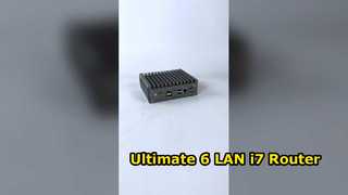 Router morbido Processore Intel Celeron J6412 con 6 Lan 1 HD-MI 1 DP