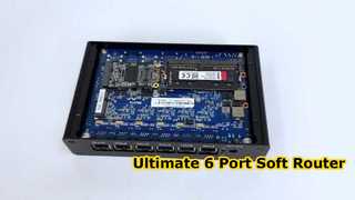 Mini PC con processore Intel Pentium 4415U 6 porte LAN Gigabit Intel I225