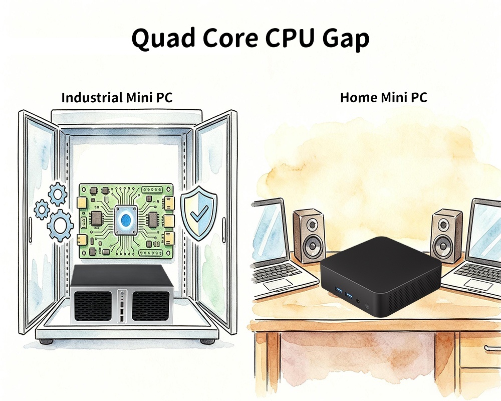 Ultimi blog aziendali su Divario tra CPU quad core tra mini PC industriali e mini PC domestici