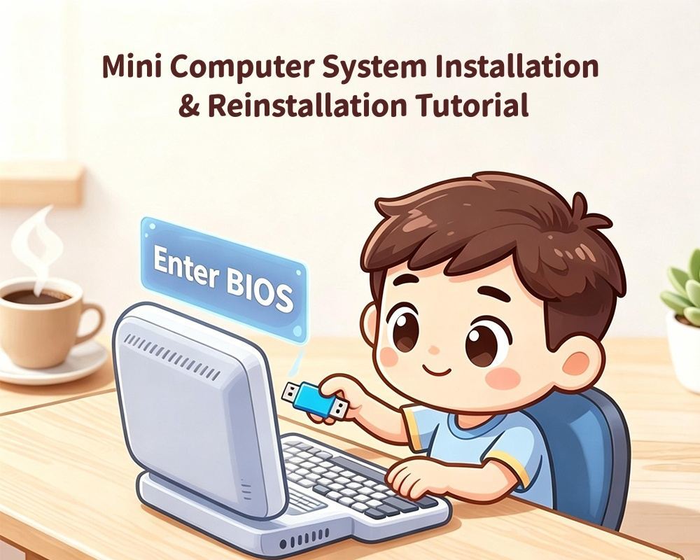 Ultimi blog aziendali su Guida di base Zero Installazione e reinstallazione del sistema mini computer Tutorial per principianti