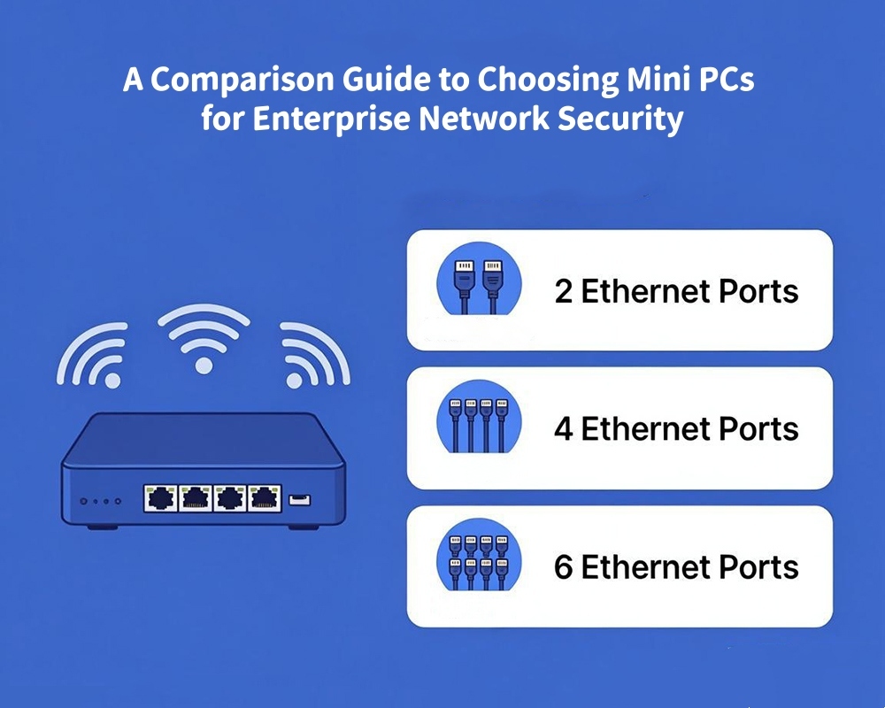 Ultimi blog aziendali su Dual LAN 4 LAN o 6 LAN? una guida di confronto per scegliere mini PC per la sicurezza della rete aziendale