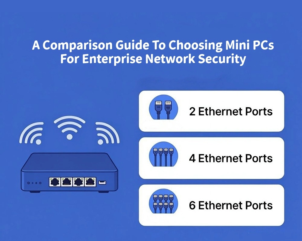 Ultimi blog aziendali su Dual LAN 4 LAN o 6 LAN? una guida di confronto per scegliere mini PC per la sicurezza della rete aziendale