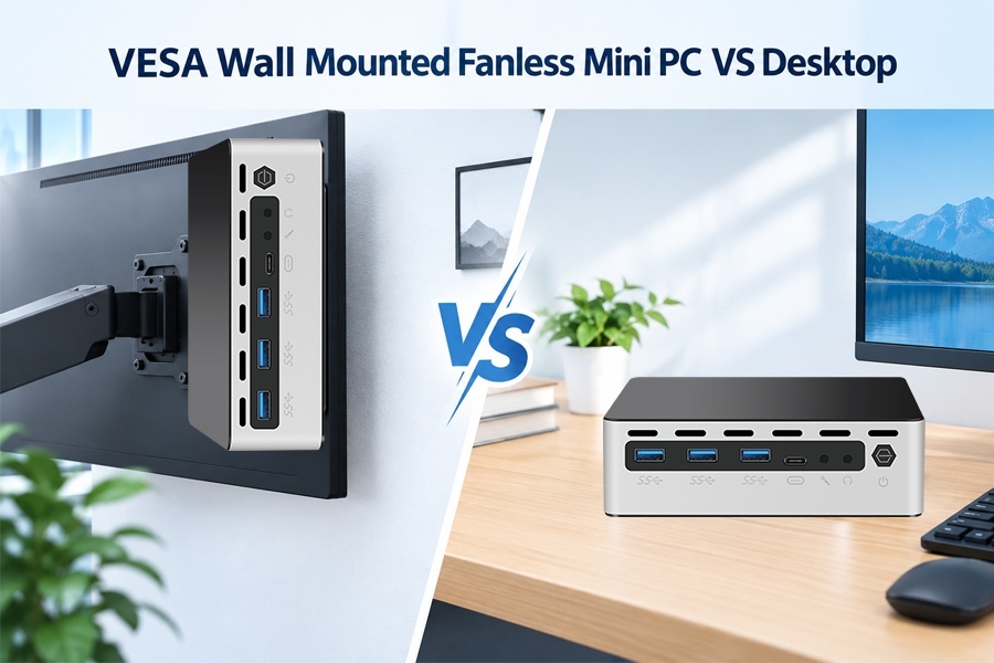 Ultimi blog aziendali su VESA Mini PC Fanless Montato a Parete VS Desktop: Dissipazione del Calore e Gestione dei Cavi a Confronto