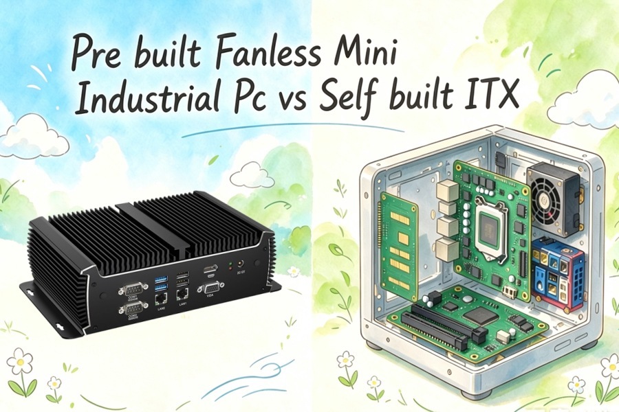 Ultimi blog aziendali su Pre built Fanless Mini Industrial Pc vs Self built ITX: Total Cost and Setup Effort Compared