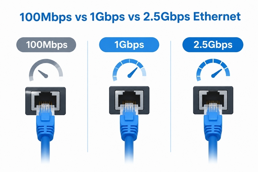 Ultimi blog aziendali su 100 Mbps vs 1 Gbps vs 2,5 Gbps Ethernet: Come la velocità di rete dei PC industriali influisce sulla latenza
