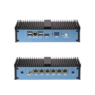 comprare Intel Pentium 4415U Processore Firewall Mini PC con sistema di raffreddamento senza ventole 6 Ethernet online manufacture