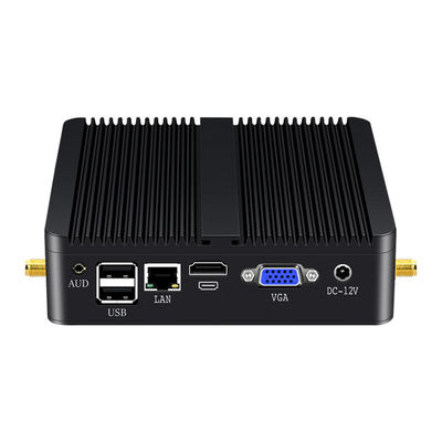 comprare Intel Celeron N2830 Mini PC senza ventole con Silgle LAN e 8USB per Home Office online manufacture