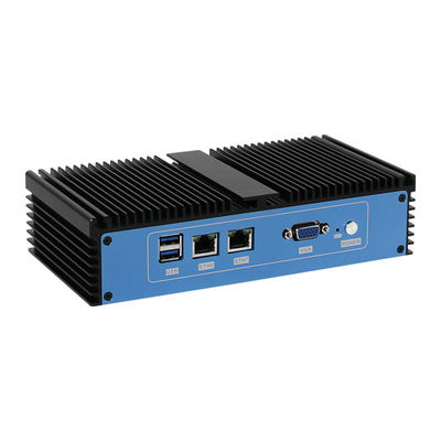 comprare Intel 3865U Celeron Mini PC Router With Eight Ethernet DDR4 16GB RAM Fanless Cooling online manufacture