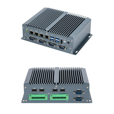 comprare PC industriale senza ventole Intel Core i5 8250U 4 Ethernet GPIO Mini Computer con COM online manufacture