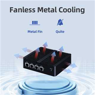 comprare Intel N150 Processor With Four LAN and Dual COM 1HDMI 1DP Industrial Mini PC online manufacture