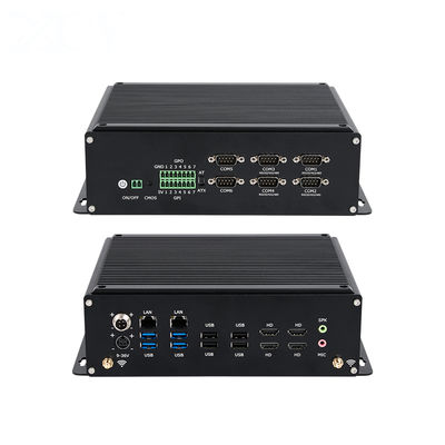 comprare Mini PC Industriale con Processore Intel I7 8705G con 4 USB2.0, 4 USB3.0, 6 e 4 HDMI fabbricazione online