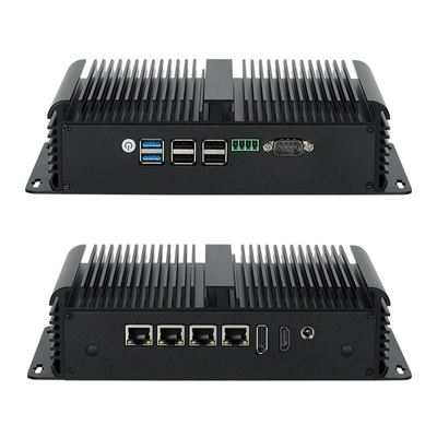 comprare Processore Intel N100 con quattro LAN, doppia COM e sei USB, Mini PC Industriale fabbricazione online
