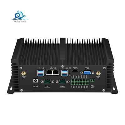 comprare PC industriale senza ventilatore con custodia in lega di alluminio supporto per più sistemi operativi e WIFI Intel Core i5 DDR4 RAM fabbricazione online