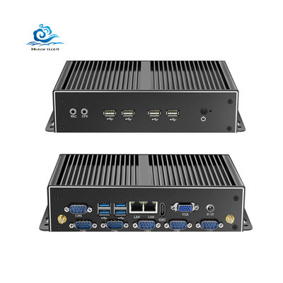 comprare Portatile X86 Industrial Mini PC con RS485 SSD + HDD Storage e Fanless Design fabbricazione online