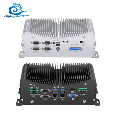 comprare Mini PC Fanless con Intel Core i5-7267U, RAM DDR4 e SSD M.2 NVMe Computer Industriale fabbricazione online