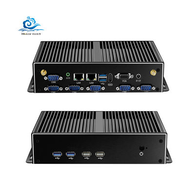 comprare Pen-tium 3805U Fanless Industrial PC con 6 porte USB e porte seriali RS232 Compact Embedded Computer fabbricazione online