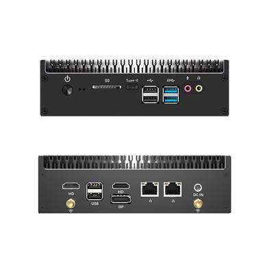 comprare Processore Intel Core I7 1270P Mini PC con 2 LAN 2 HD-MI 1 DP 1 Tipo-C per il monitoraggio quotidiano della sicurezza in ufficio fabbricazione online