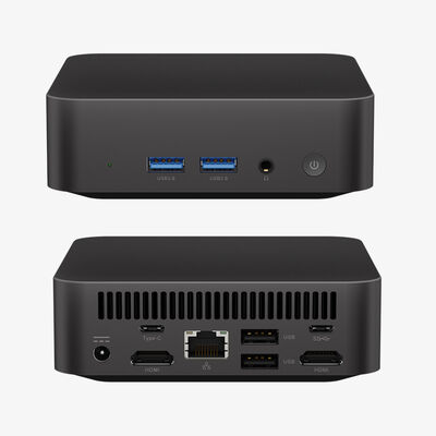 comprare Mini PC con processore Intel N250 con 1 porta Gigabit Ethernet 2 HD-MI 1 Type-C per ufficio domestico e giochi fabbricazione online