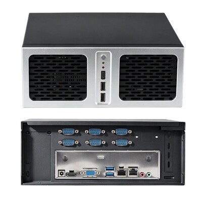 comprare Mini PC industriale con processore Intel Celeron G6900 con 6 COM 2 LAN fabbricazione online