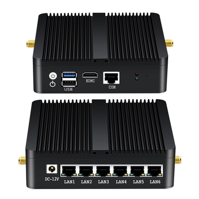 Acquistare 6 Ethernet Firewall Mini PC Intel Celeron J1900 con RAM DDR3L e SSD MSATA fabbricazione online