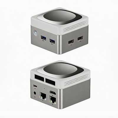 Acquistare Intel N100 Mini Cube Computer LPDDR5 Dual Gigabit Ethernet RJ45 Mini PC per la casa fabbricazione online