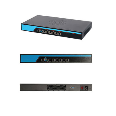 Intel Celeron J6412 Quad Core 4 Thread 6 LAN Linux 1U Server con console e ventola