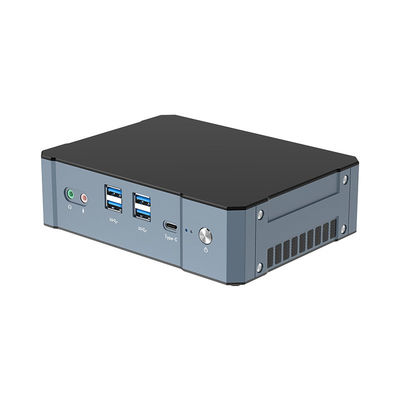 DDR5 Mini PC per l'home office con ventilatore Dual LAN 4 schermo display 2 M.2 SSD desktop