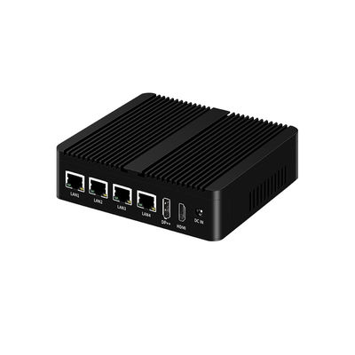 Intel N100 Processore Mini Computer industriale senza ventole Dual COM DDR4 RAM 4LAN
