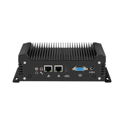 Intel Core Series Processor Industrial Fanless Computer Mini PC con doppia LAN doppia COM