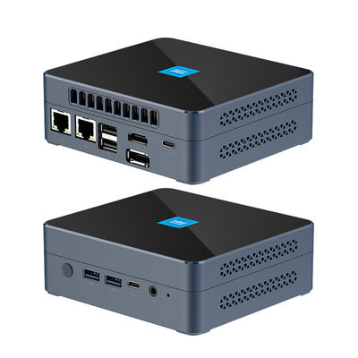 DDR5 Intel N200 Mini PC 32GB Dual RJ45 2.5G LAN Con Ventilatore Per Home Office