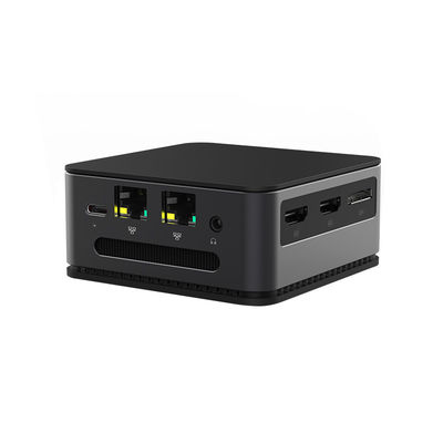 Intel Alder Lake N95 Intel Mini PC LPDDR5 12GB RAM con doppia LAN e 4K HD per ufficio
