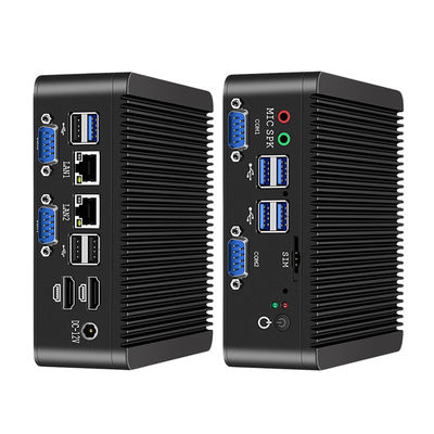Intel Celeron J4125 PC industriale con doppia LAN 4 COM DDR4 8GB e Linux