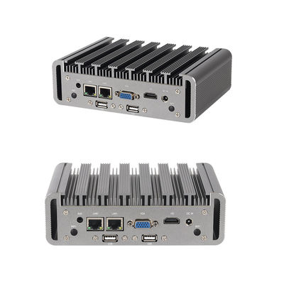 Intel Celeron J6412 e Core i5-6200U Mini PC senza ventole Supporto industriale OEM e ODM