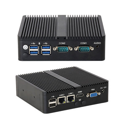 Intel Celeron Series Processor Custom Mini PC con doppio COM e HDMI per industria