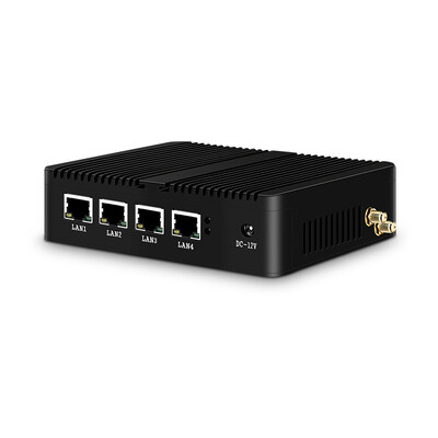 Mini PC Firewall PFsense Intel J1900 4 Gigabit LAN Win10 Supporto Doppio Schermo