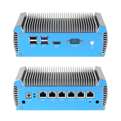6 RJ45 Ethernet Soft Router PC con DDR4 fino a 8G e Intel Celeron 3865U Processor