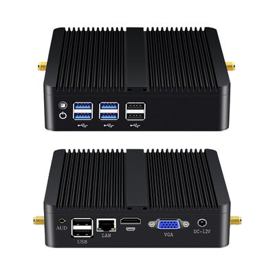 Mini PC per ufficio domestico senza ventole della serie Intel Core con porte DDR3L fino a 8G e 8USB