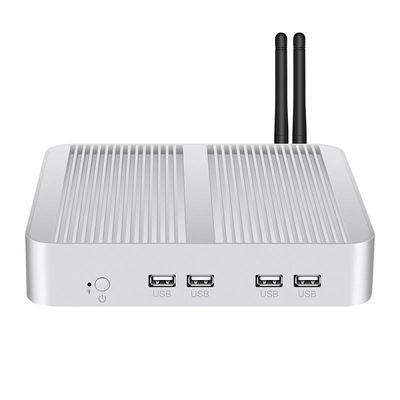 Dual COM Dual LAN DDR3L RAM PC industriale senza ventole con processore Intel Core i5 4200U