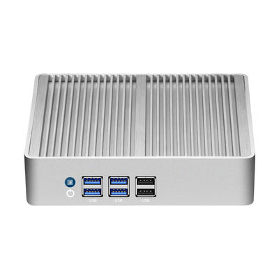 Mini PC senza ventole Intel Core con RAM DDR3 fino a 8 GB e 8 interfacce USB per la casa