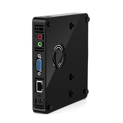 Intel Pentium 2117U Black Mini Computer con RAM DDR3 e telaio in alluminio